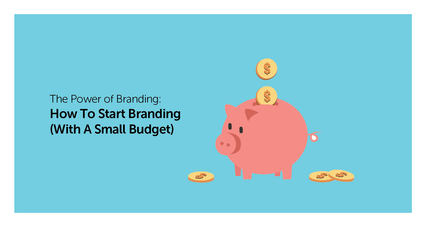 how to start branding on a small budget banner